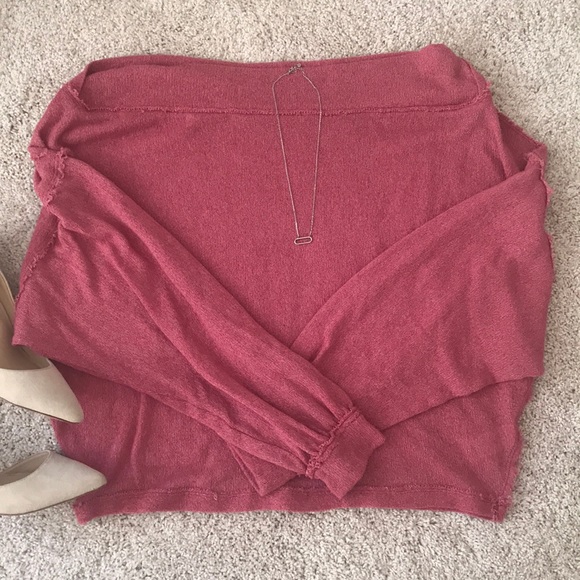 Free People Hacci off shoulder sweater - Picture 4 of 7